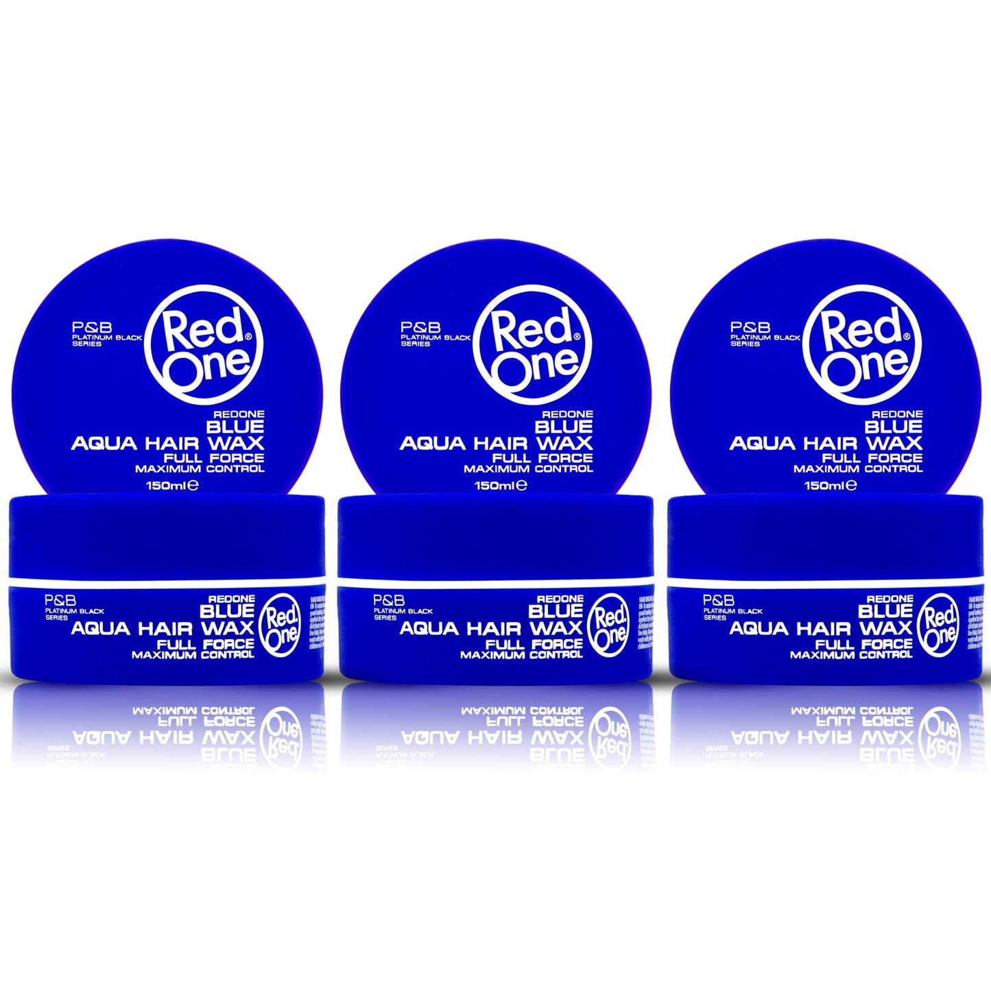 RedOne Hair Styling Aqua Wax Red 150 ml | Edge Control Gel Ultra Hold Scent Men & Women Maximum