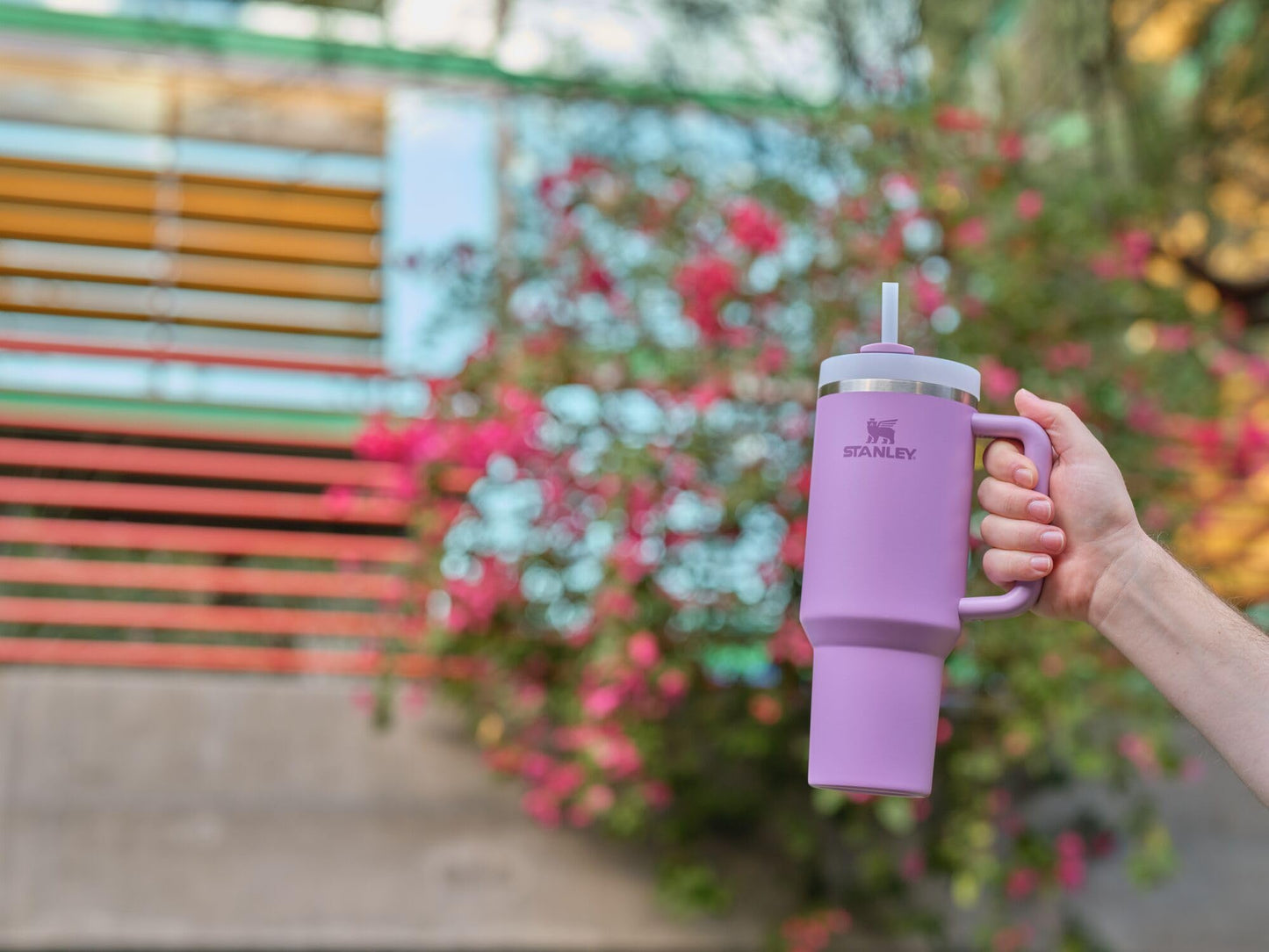 STANLEY Drinking_Cup Stanley Quencher H2.0 FlowState Tumbler, 1134 ml, Cream