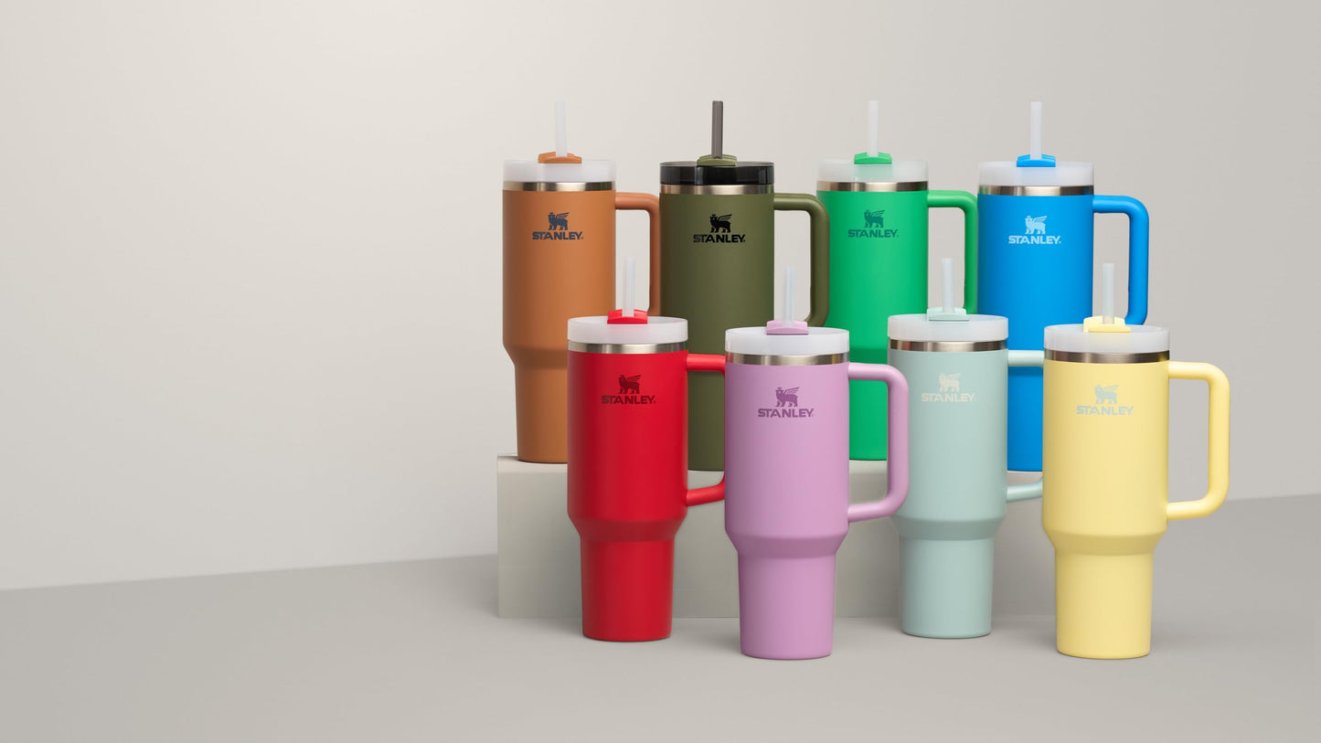 STANLEY Drinking_Cup Stanley Quencher H2.0 FlowState Tumbler, 1134 ml, Cream