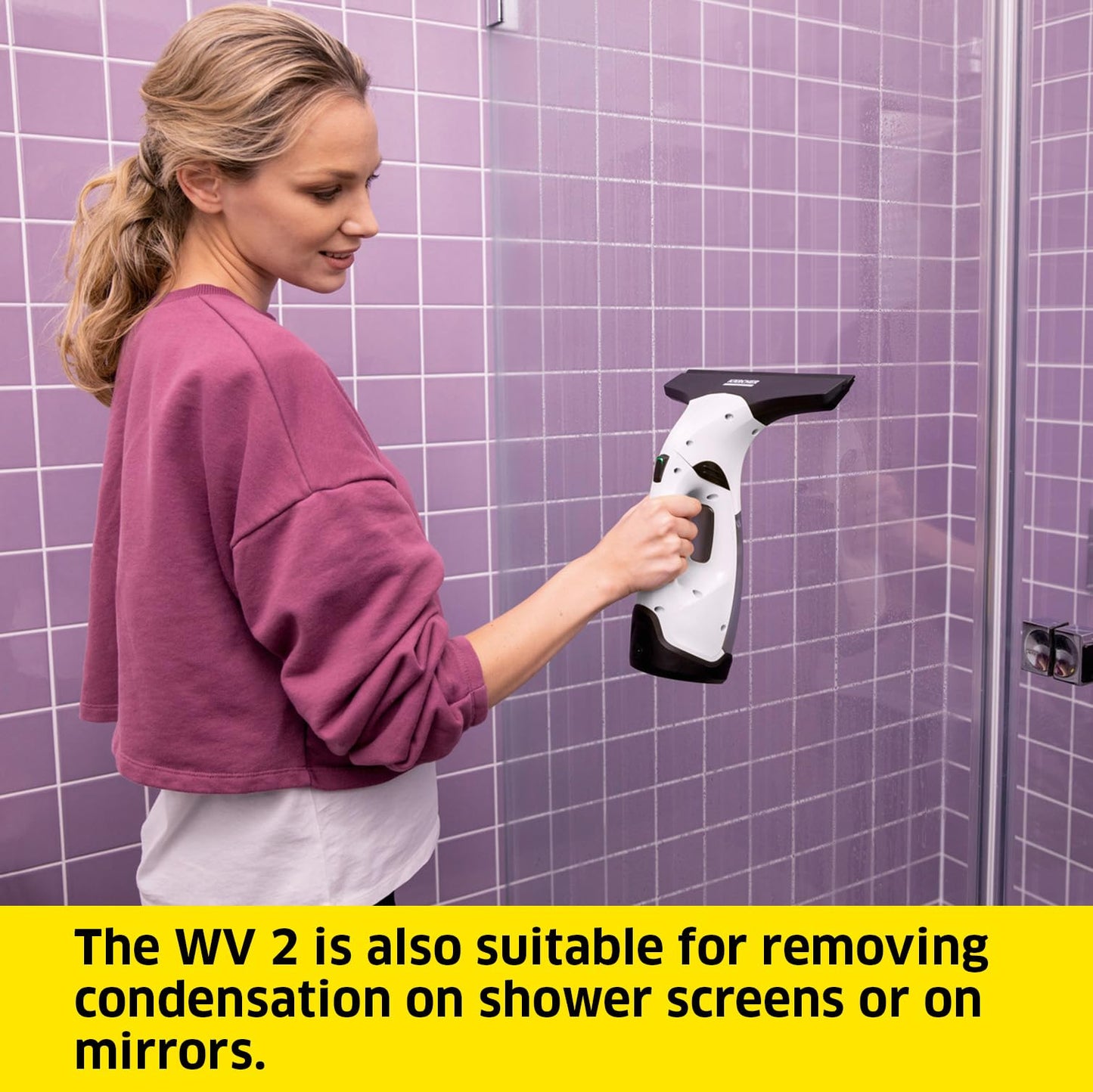 Kärcher Window Vac WV 2 Plus N, Battery Running Time