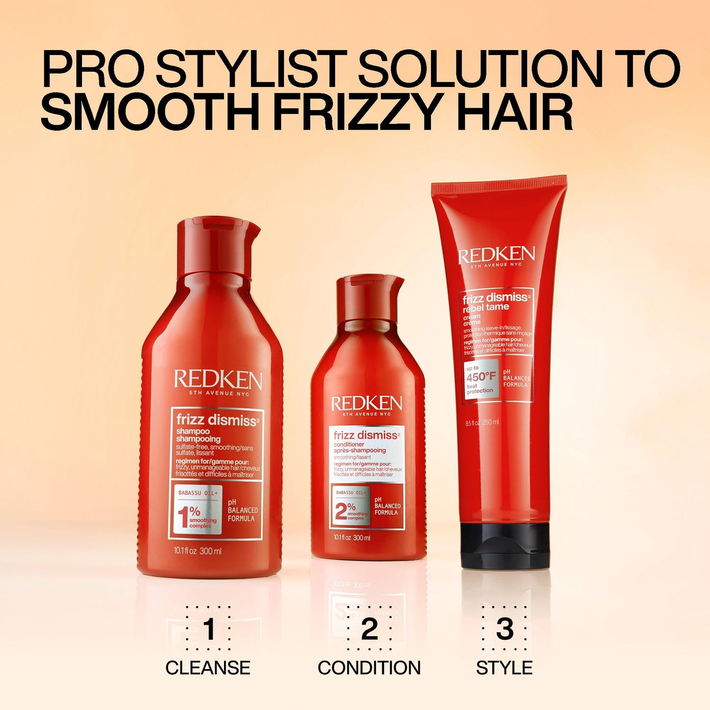 Redken Frizz Dismiss Shampoo-NP For Unisex 33.8 oz Shampoo