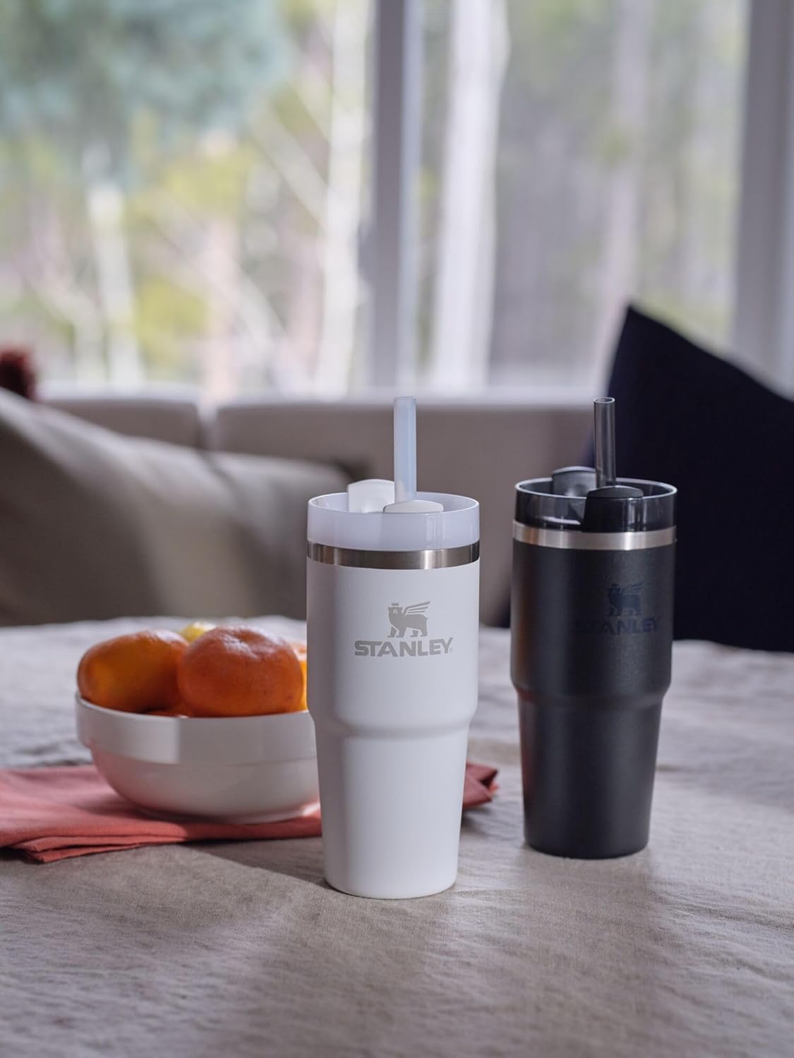 STANLEY Drinking_Cup Stanley Quencher H2.0 FlowState Tumbler, 1134 ml, Cream