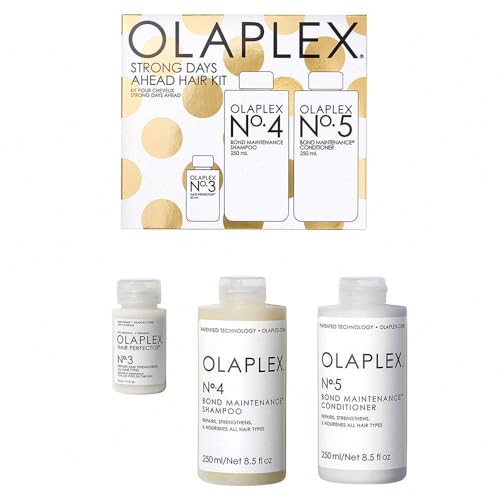 Olaplex Strong Days Ahead: Repair & Strengthens, No. 3, 4, 5, Hydrates & Softens, Routine For a Visibly Healthy Hair, For All Hair Types