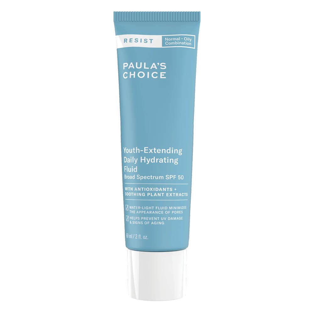 Paula’s Choice RESIST Moisturiser SPF 50 - Day Face Cream - Reduces Blackheads & Brown Spots - Suitable for Acne Prone Skin - with Sun Protection - Combination to Oily Skin - 60 ml
