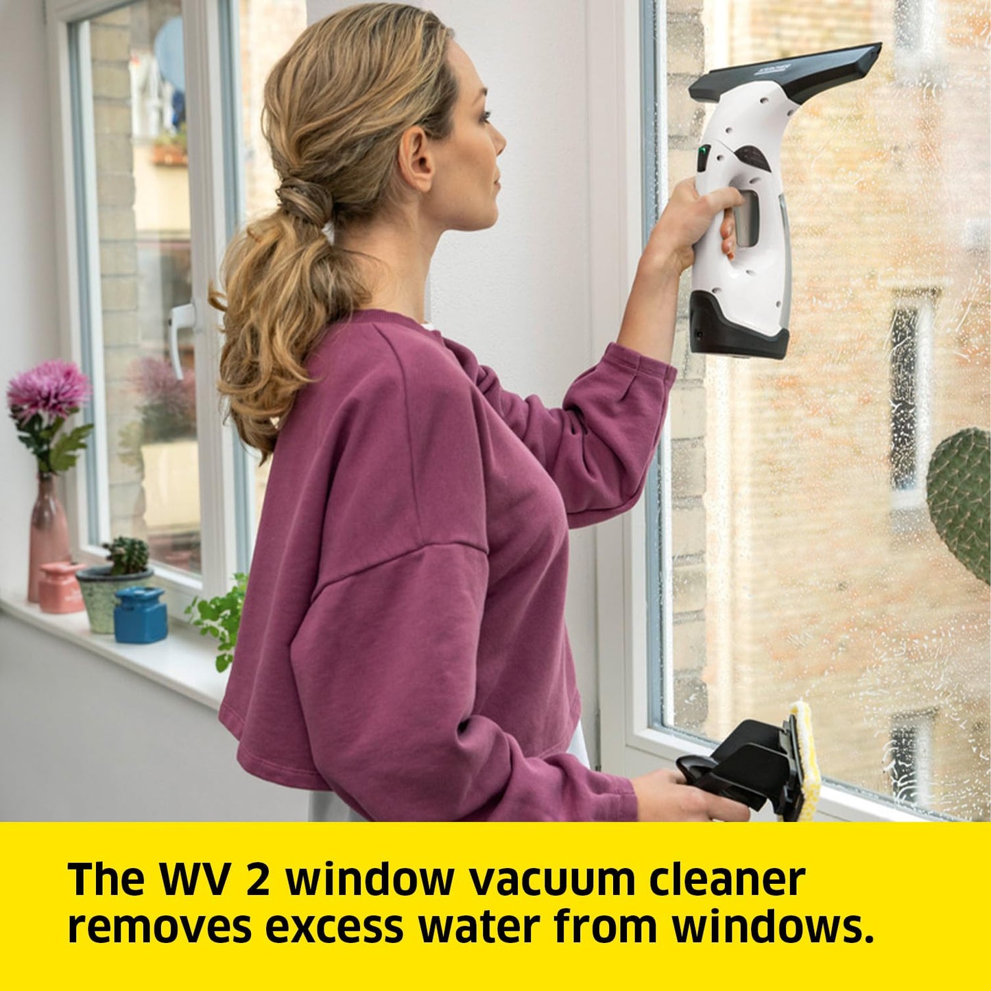 Kärcher Window Vac WV 2 Plus N, Battery Running Time