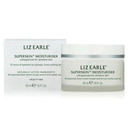 Liz Earle Superskin Moisturiser Unfragranced for Sensitive Skin 50ml Jar