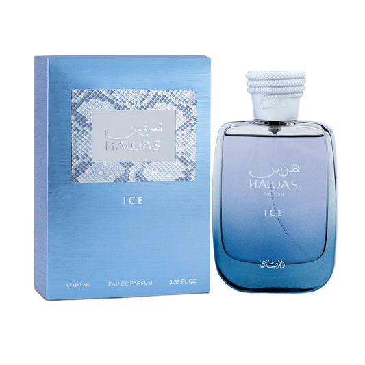Hawas Ice by Rasasi for Men - 3.38 oz EDP Spray