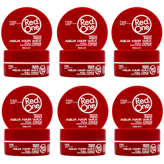 RedOne Hair Styling Aqua Wax Red 150 ml | Edge Control Gel Ultra Hold Scent Men & Women Maximum