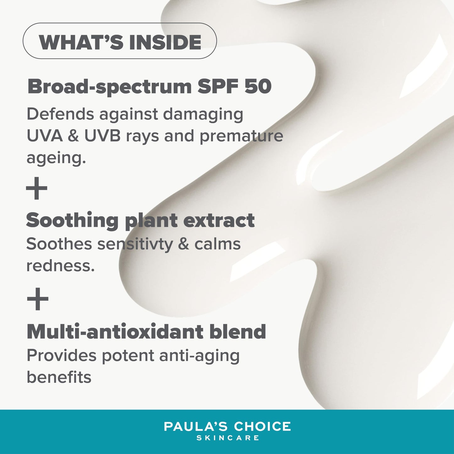 Paula’s Choice RESIST Moisturiser SPF 50 - Day Face Cream - Reduces Blackheads & Brown Spots - Suitable for Acne Prone Skin - with Sun Protection - Combination to Oily Skin - 60 ml